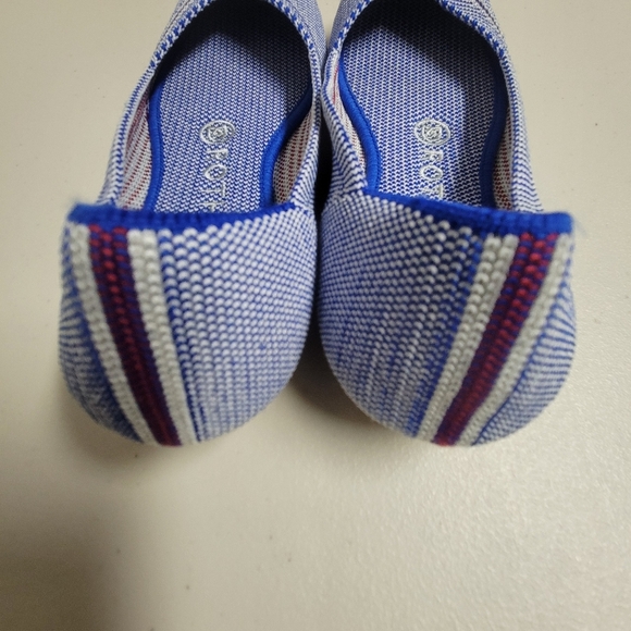 Rothy's The Flat Retired Mirror Reflective Stripe Round Toe Flats - Picture 10 of 15